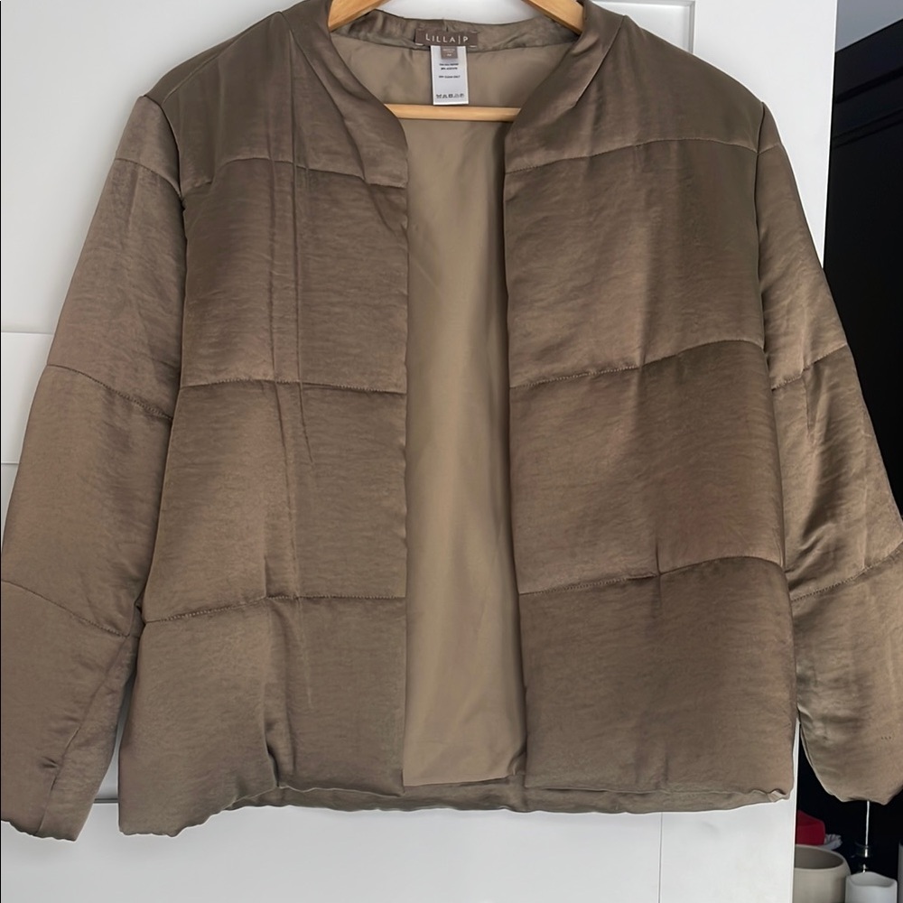 Light brown/olive/gold Puffer Jacket